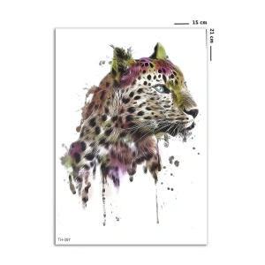 Geçici Leopar Dövme Tattoo