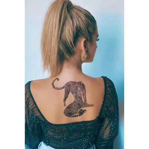Geçici Leopar Dövme Tattoo