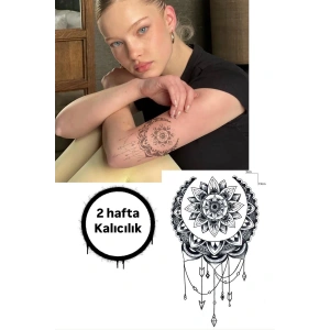 Geçici Lotus Figürlü Dövme Tattoo