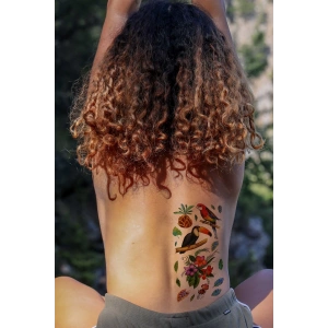 Geçici Papağan Dövme Tattoo