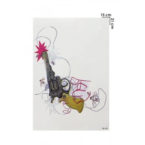 Geçici Silah Dövme Tattoo