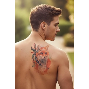 Geçici Tilki Dövme Tattoo