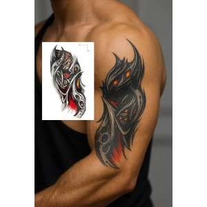 Geçici Tribal Figürlü Dövme Tattoo