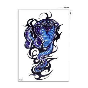Geçici Yılan Dövme Tattoo