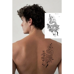Geçici Yılan Figürlü Dövme Tattoo