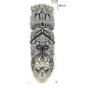Geometrik Kol Geçici Dövme Tattoo