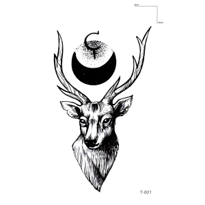 Geyik Geçici Dövme Tattoo