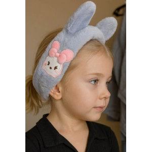 Gri Renk Ayıcık Figürlü Çocuk Peluş Kulaklık