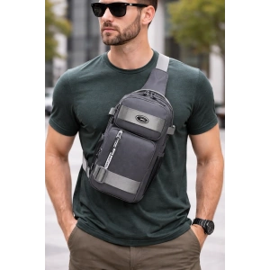 Gri Renk Erkek Omuz Çantası