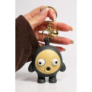 Gri Renk Oyuncak Figürlü Anahtarlık