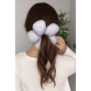 Gri Renk Papatya Figürlü Simit Toka