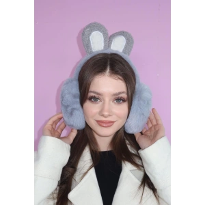 Gri Renk Peluş Kulaklık