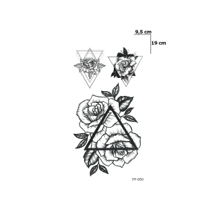 Gül Dövme Geçici Tattoo