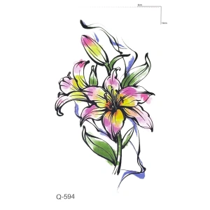 Gül Geçici Dövme Tattoo