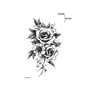 Gül Geçici Dövme Tattoo