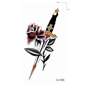 Gül Kılıç Geçici Dövme Tattoo