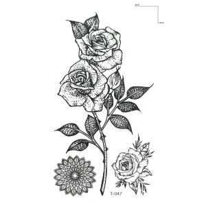 Gül Mini Geçici Dövme Tattoo