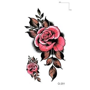 Gül Mini Geçici Dövme Tattoo