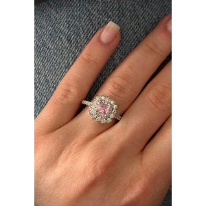 Gümüş Renk Ayarlanabilir Tek Taş Yüzük