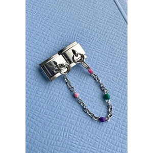 Gümüş Renk Boncuk Figürlü Çelik Nomination Charm (Çift)