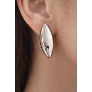 Gümüş Renk Çelik Küpe (Çift)