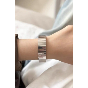 Gümüş Renk Çelik Nomination Bileklik