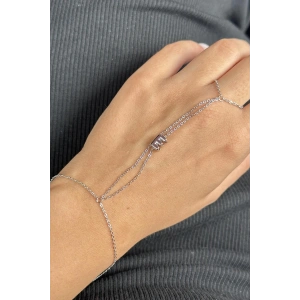 Gümüş Renk E Harf Çelik Şahmeran