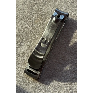 Gümüş Renk Emoji Detaylı Tırnak Makası (Büyük Boy)