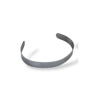 Gümüş Renk Erkek Çelik Kelepçe Bileklik