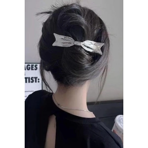 Gümüş Renk Fiyonk Figürlü Metal Otomat Toka