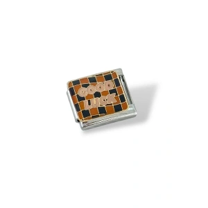 Gümüş Renk Good Luck Yazılı Çelik Nomination Charm (Tek)