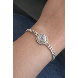 Gümüş Renk Göz Figürlü Xuping Bileklik