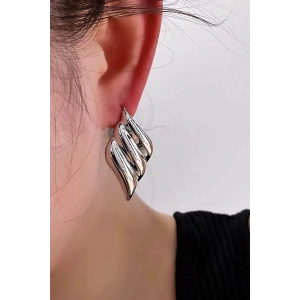 Gümüş Renk Küpe (Çift)