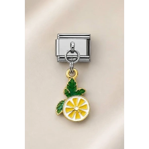 Gümüş Renk Limon Figürlü Çelik Nomination Charm (Tek)
