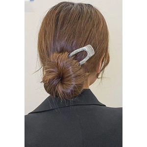 Gümüş Renk Metal Topuz Tokası