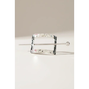 Gümüş Renk Metal Topuz Tokası