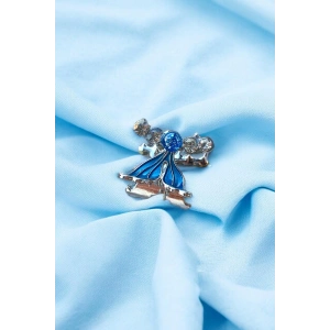 Gümüş Renk Taşlı Yan Toka ( Tek )