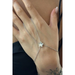 Gümüş Renk Yıldız Figürlü Çelik Şahmeran