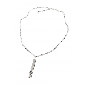 Hayatta Kalma ve Acil Yüksek Ses Çelik Düdük Deprem Kolyesi Kadın & Erkek