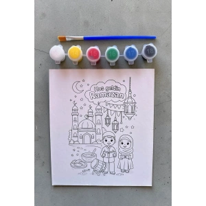 Hoşgeldin Ramazan Yazılı Boyama Seti