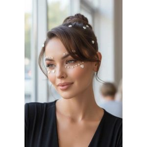 İncili Vücut, Saç Ve Yüz Taşı/ Yapışkanlı İncili Yüz Sticker