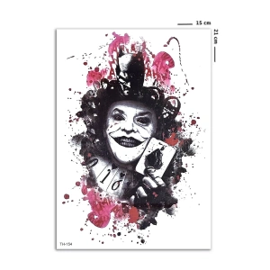 Joker Geçici Dövme Tattoo