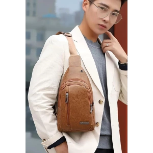 Kahve Renk Erkek Omuz Çantası