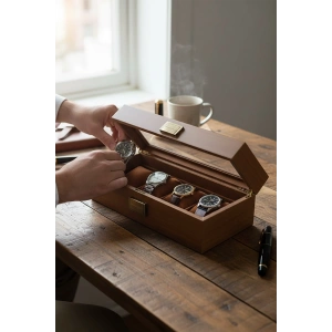 Kahve Renk Takı/Saat Organizeri