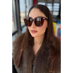 Kahverengi Kadın Güneş Gözlük