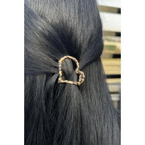 Kahverengi Leopar Desenli Kalp Figürlü Mandal Toka