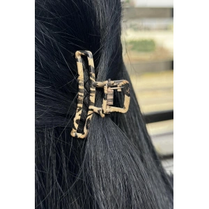 Kahverengi Leopar Desenli Mandal Toka