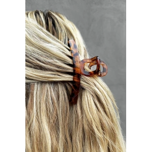 Kahverengi Leopar Desenli Mandal Toka