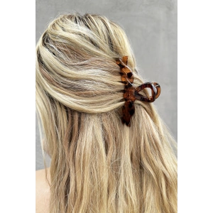 Kahverengi Leopar Desenli Mandal Toka