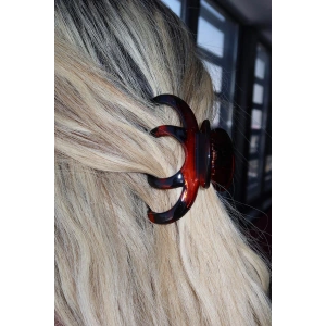 Kahverengi Leopar Desenli Mandal Toka